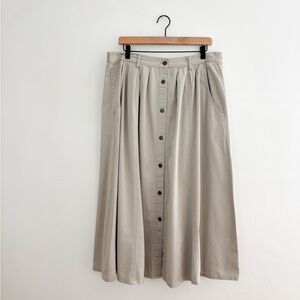 Vintage Khaki Skirt